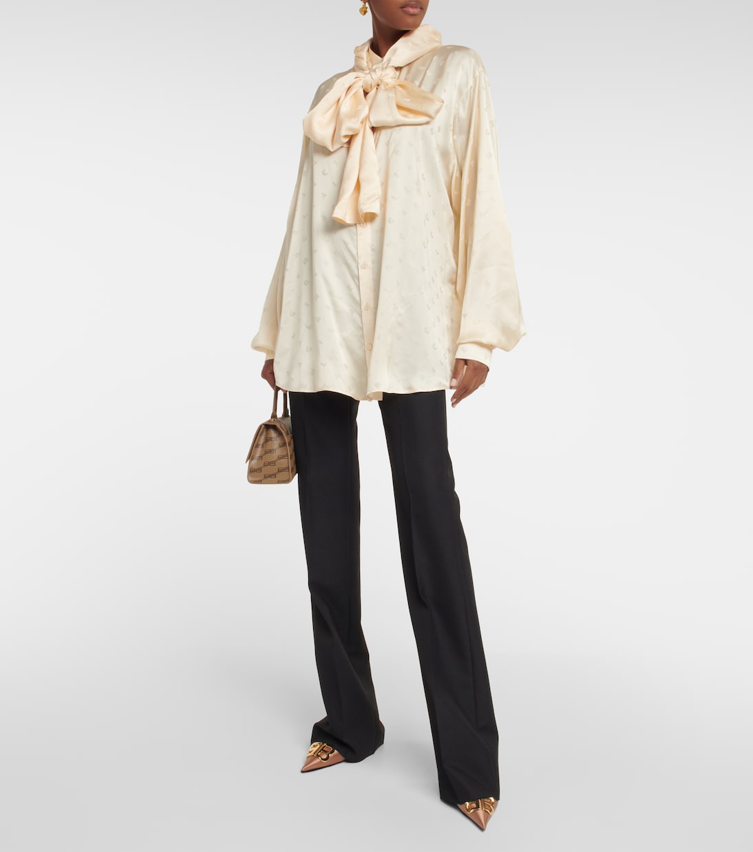 Mules BB de satén | Balenciaga