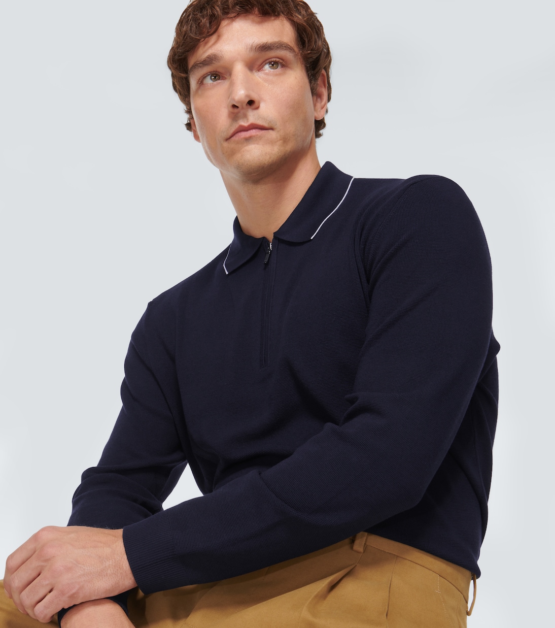 Polo in lana e seta | Loro Piana