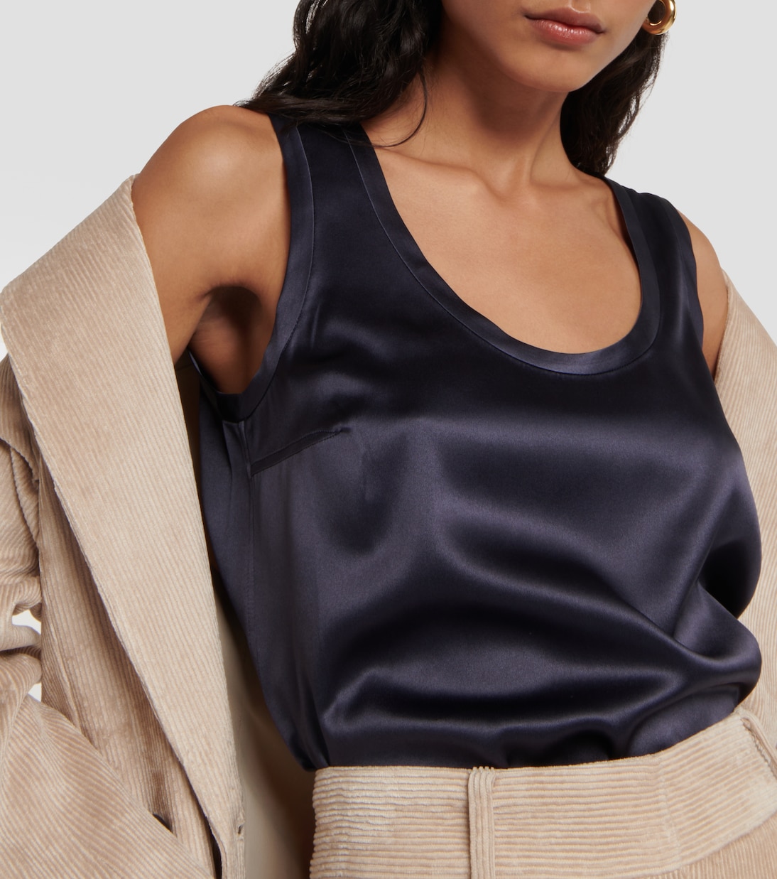Top in misto seta | Brunello Cucinelli