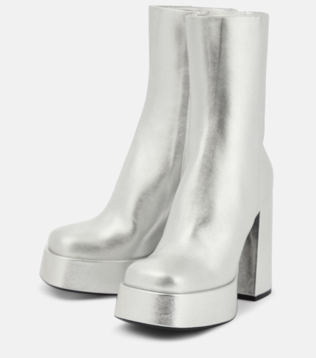 Plateaustiefel Aevitas aus Metallic-Leder | Versace
