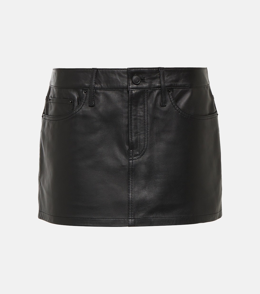 Minigonna Micro in pelle | Wardrobe.NYC