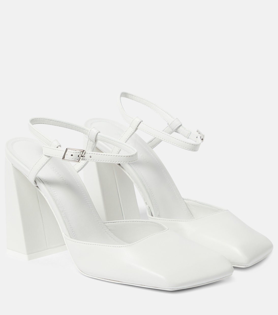 Pumps Charlotte 95 aus Leder | Amina Muaddi