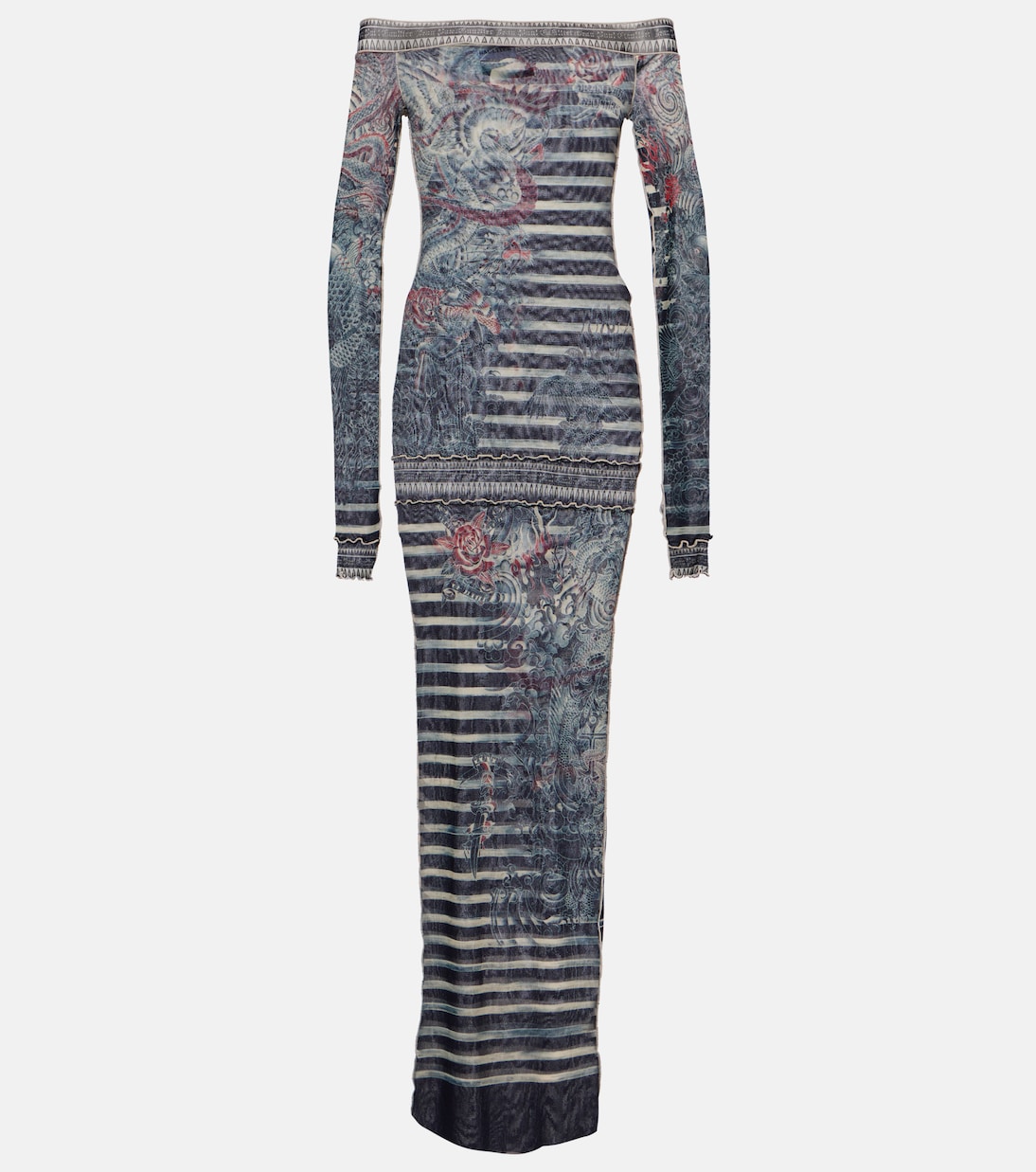 Tattoo Collection Maxikleid | Jean Paul Gaultier