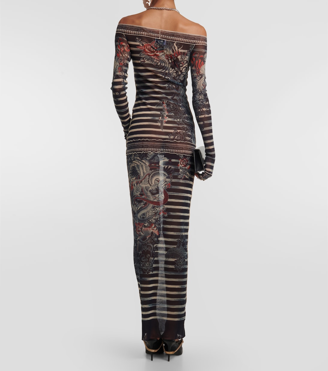 Tattoo Collection Maxikleid | Jean Paul Gaultier