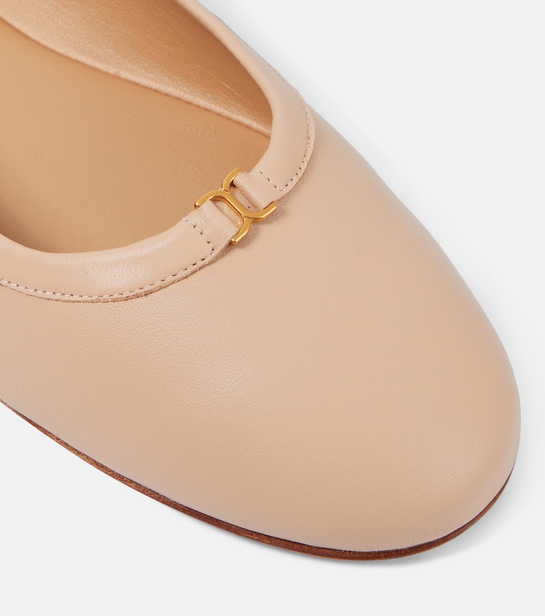 Marcie leather ballet flats | Chloé