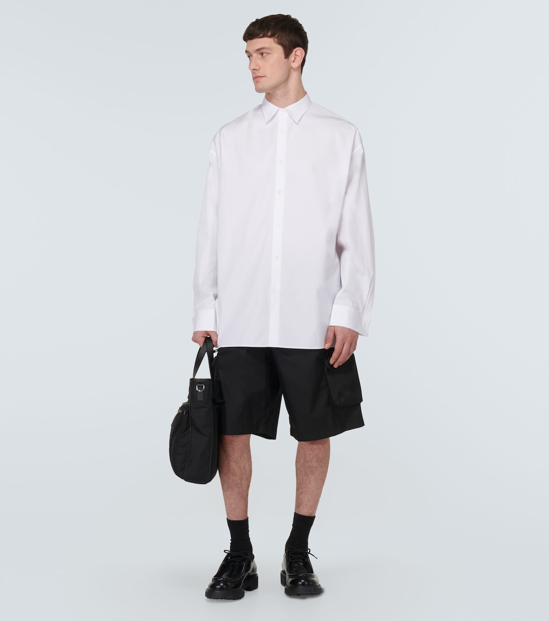 Oversize-Hemd aus Baumwolle | Prada