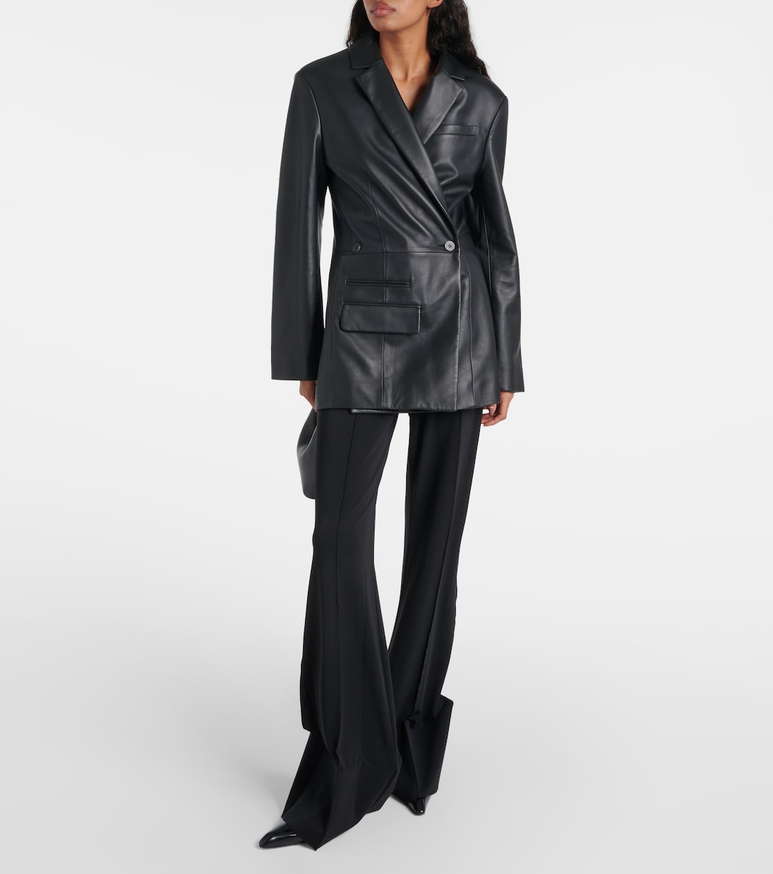 Blazer La Veste Tibau Cuir aus Leder | Jacquemus