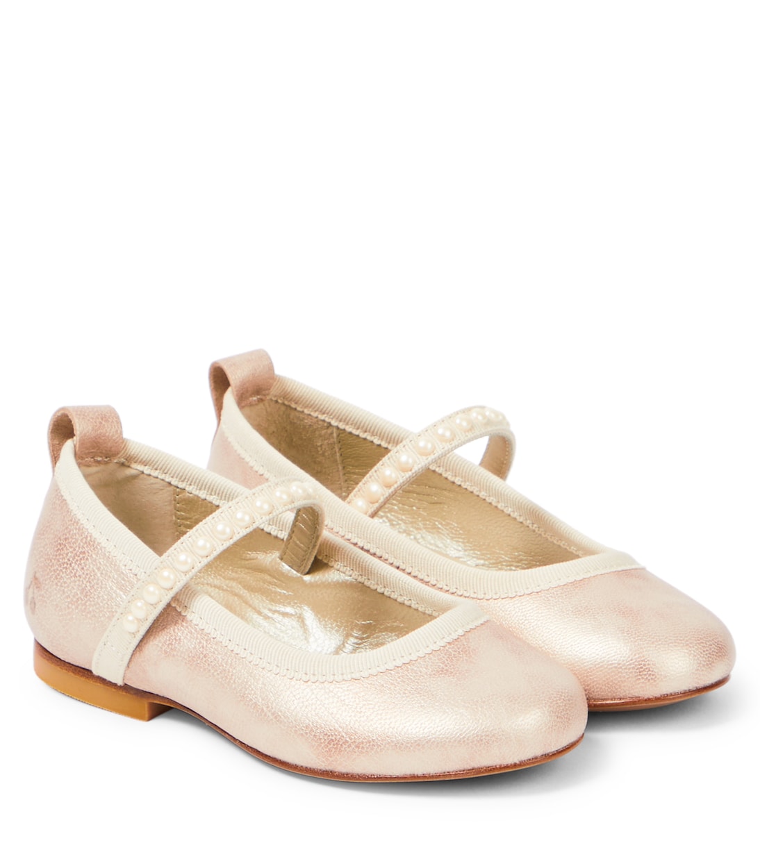 Aisha leather Mary Jane ballet flats | Bonpoint