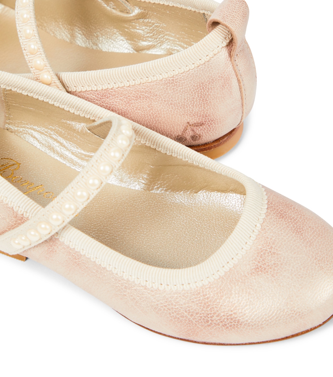 Aisha leather Mary Jane ballet flats | Bonpoint