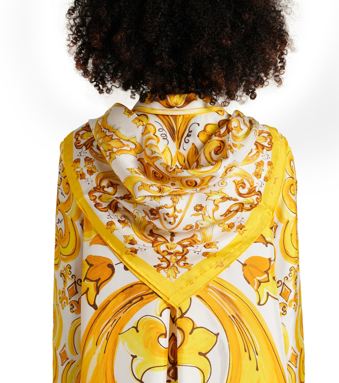 Foulard Majolica en soie | Dolce&Gabbana