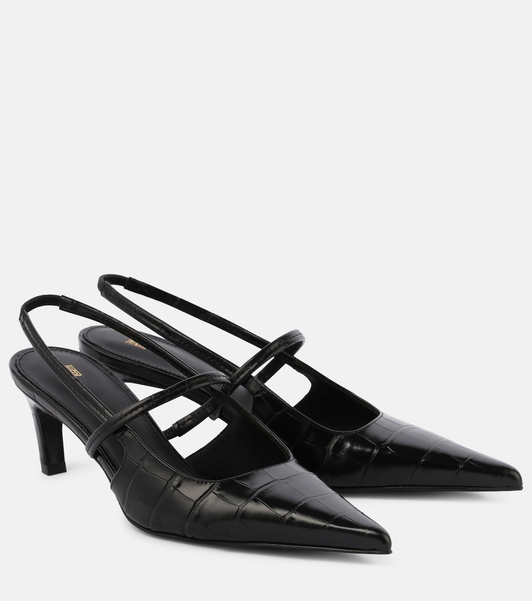 Slingback-Pumps Sharp aus Leder | Toteme