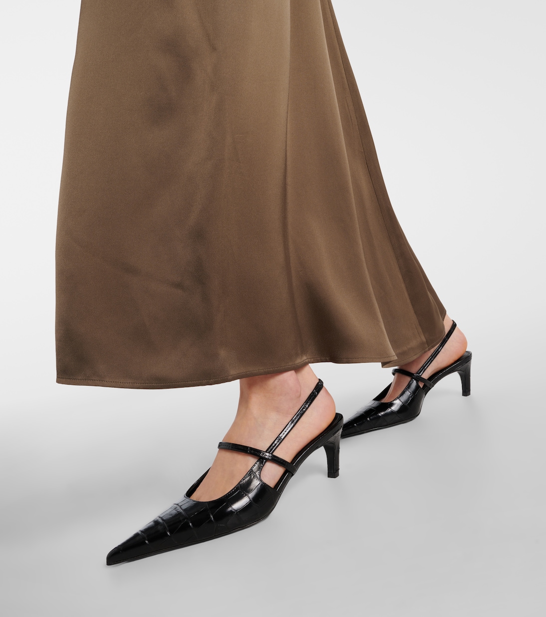 Slingback-Pumps Sharp aus Leder | Toteme