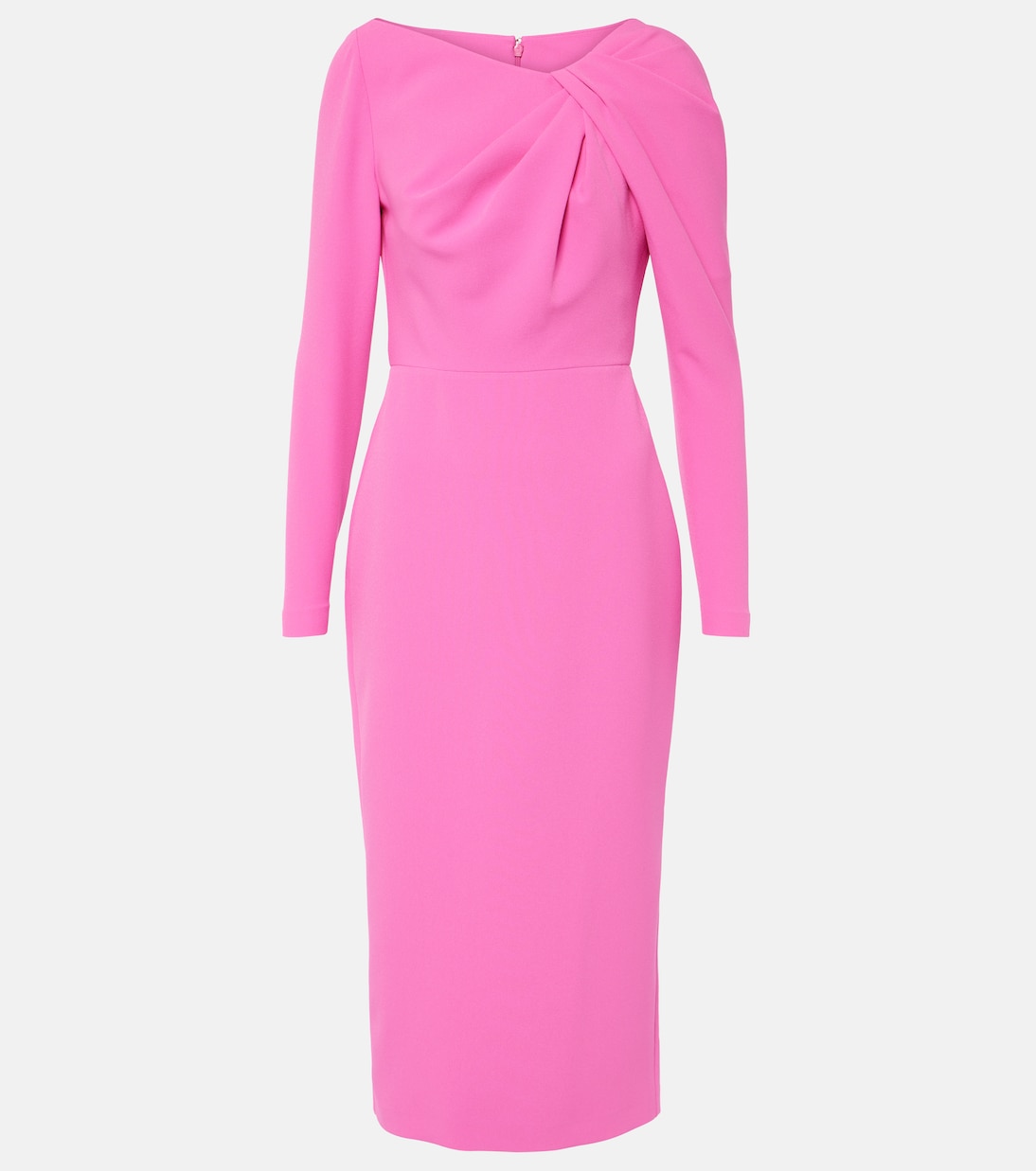 Vestido midi Maha de crepé | Safiyaa