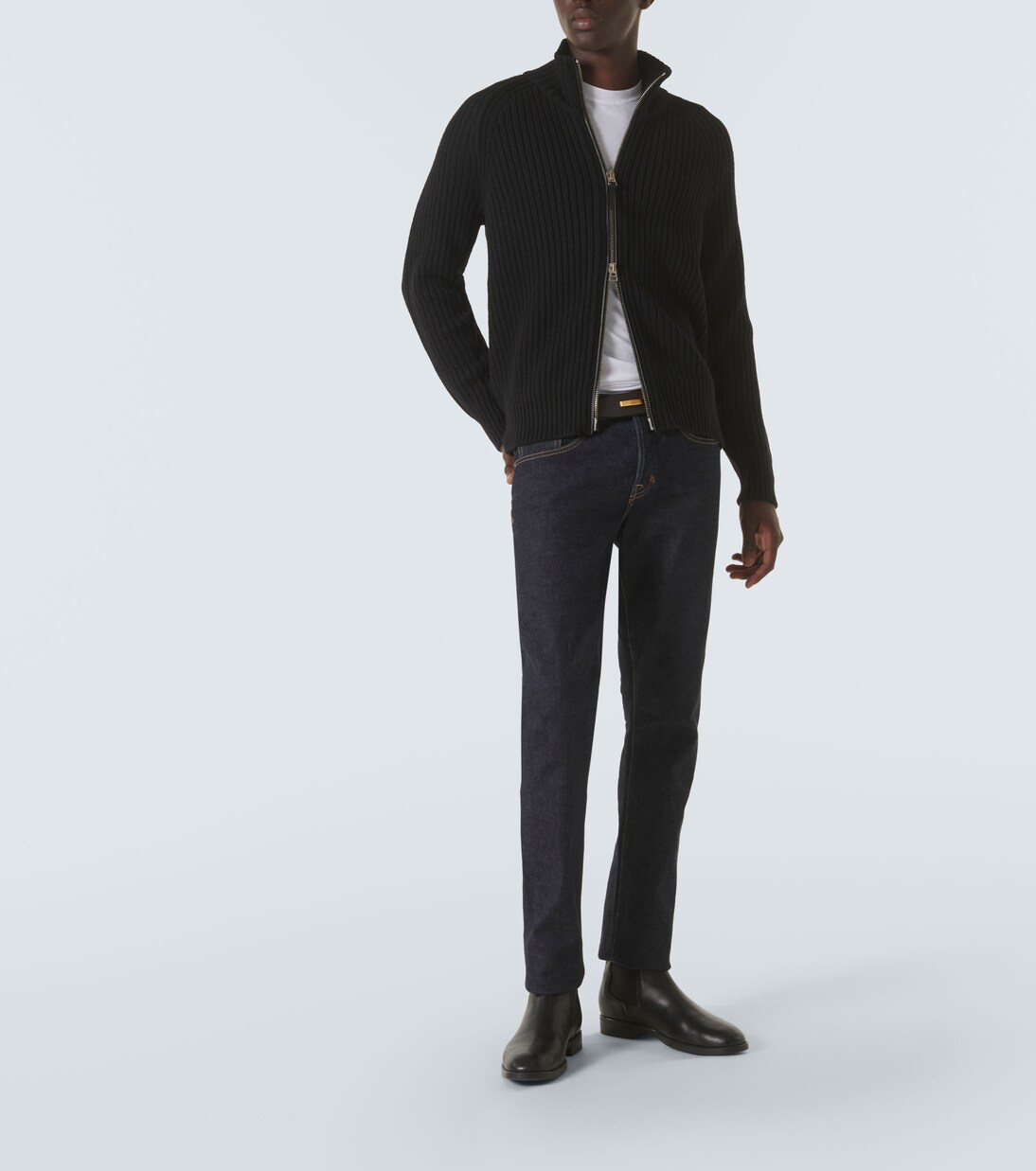 Jersey de lana y cachemir con cremallera | Tom Ford