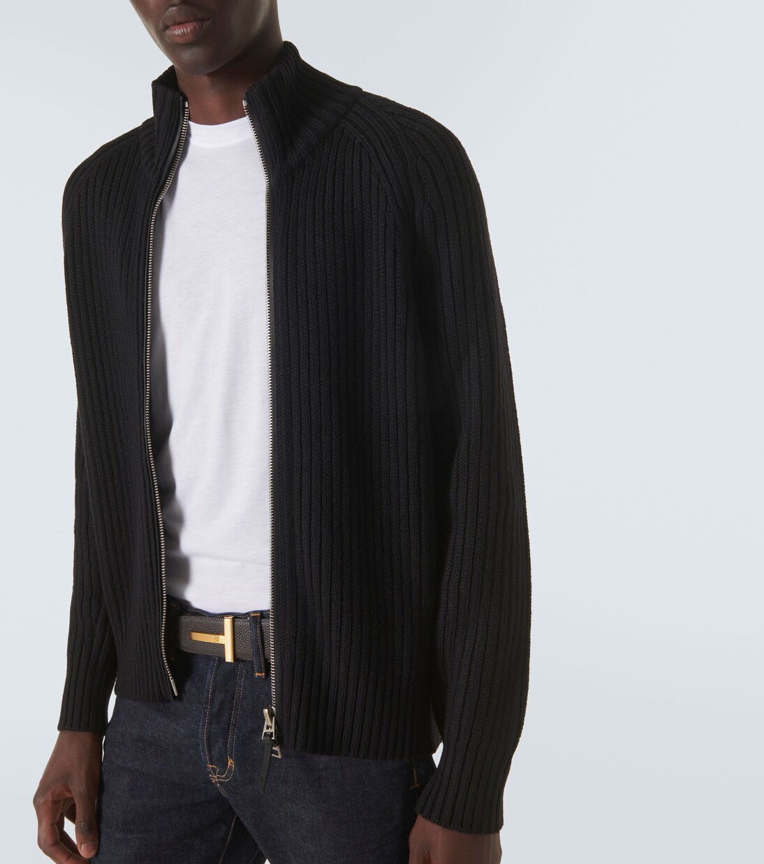 Jersey de lana y cachemir con cremallera | Tom Ford