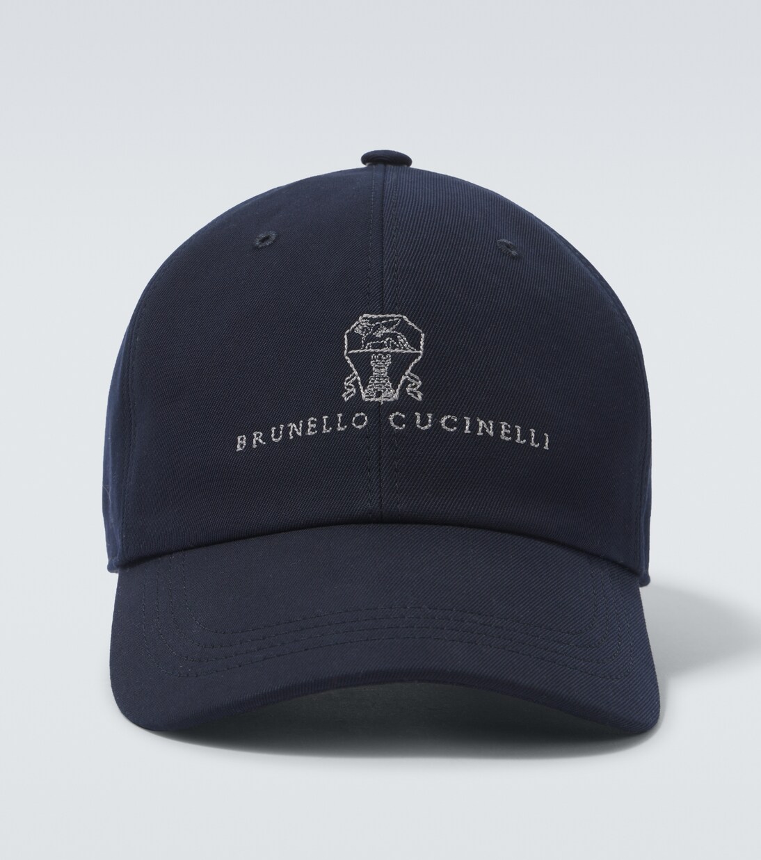 Gorra de algodón con logo | Brunello Cucinelli