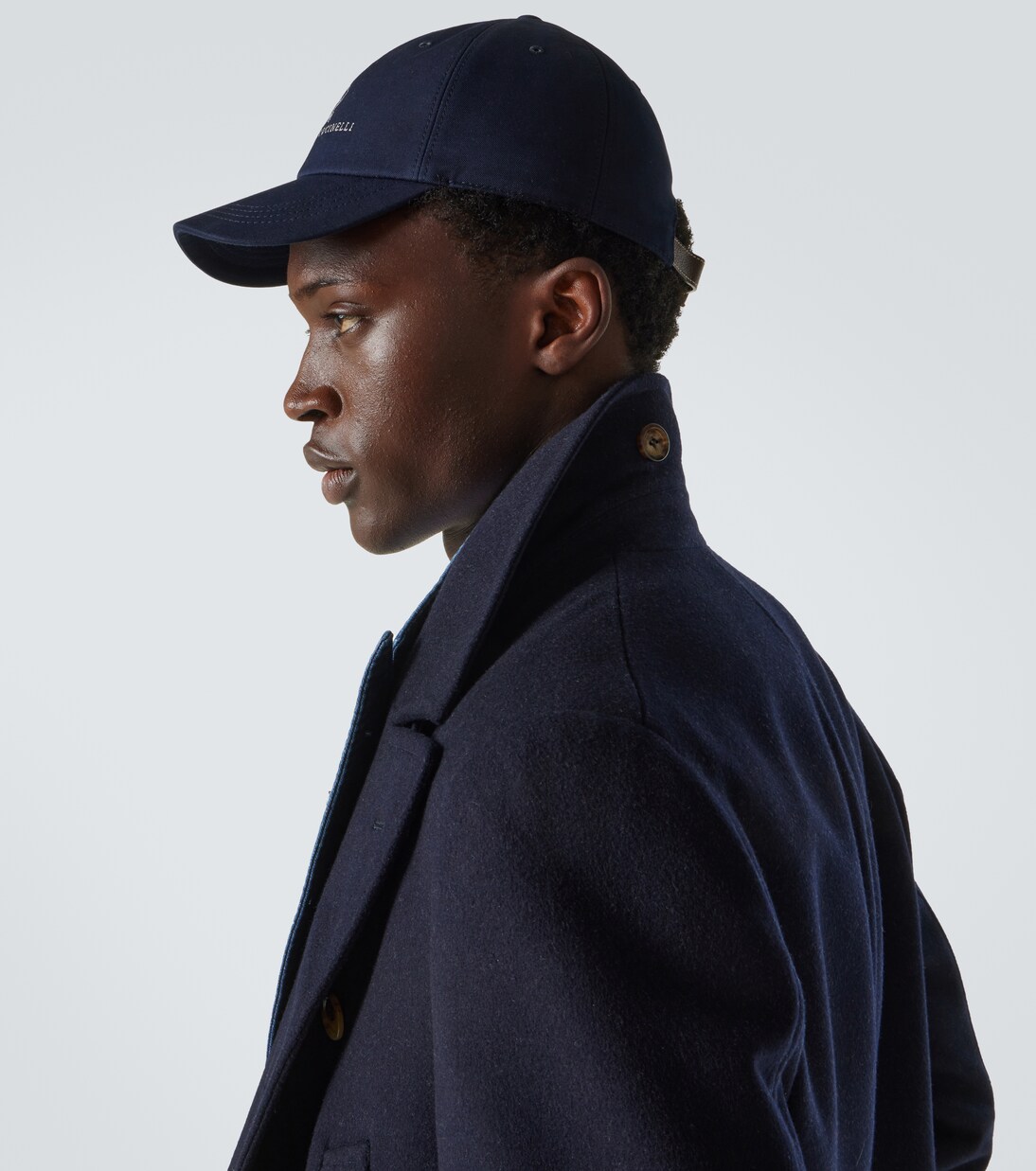Gorra de algodón con logo | Brunello Cucinelli