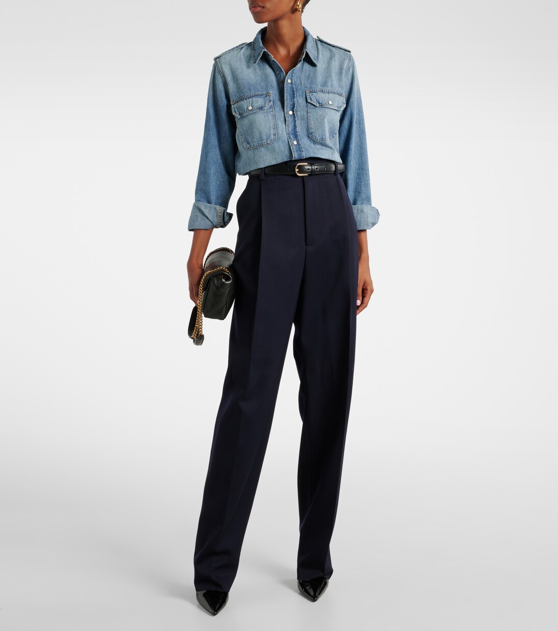 Chemise Nais en jean | Nili Lotan