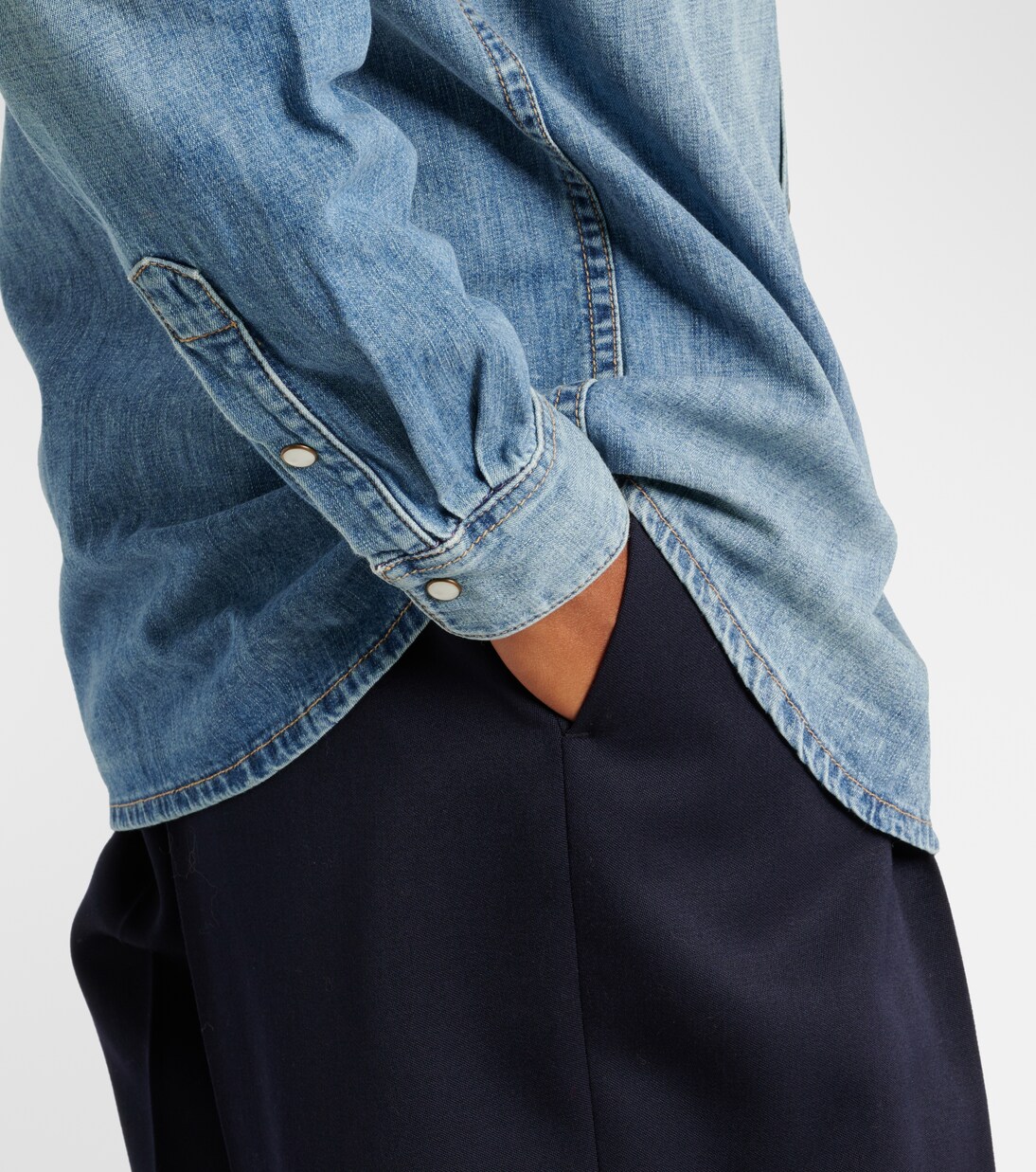Chemise Nais en jean | Nili Lotan