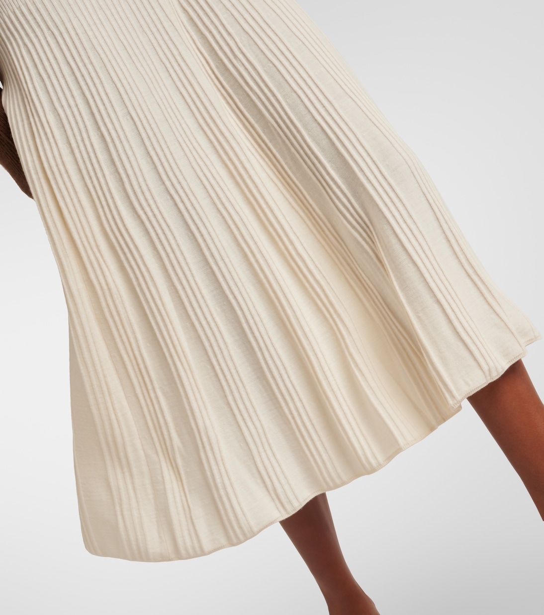 Knitted wool midi skirt | Joseph