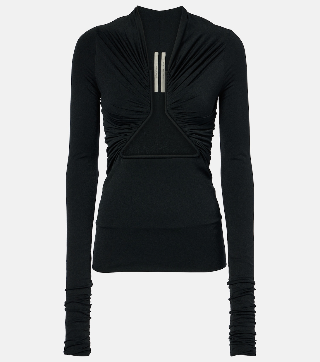 Top en jersey à découpes | Rick Owens