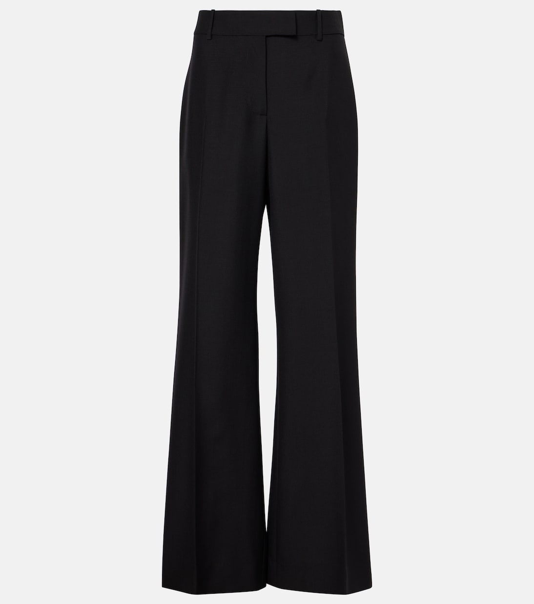 Wool and mohair wide-leg tuxedo pants | McQueen