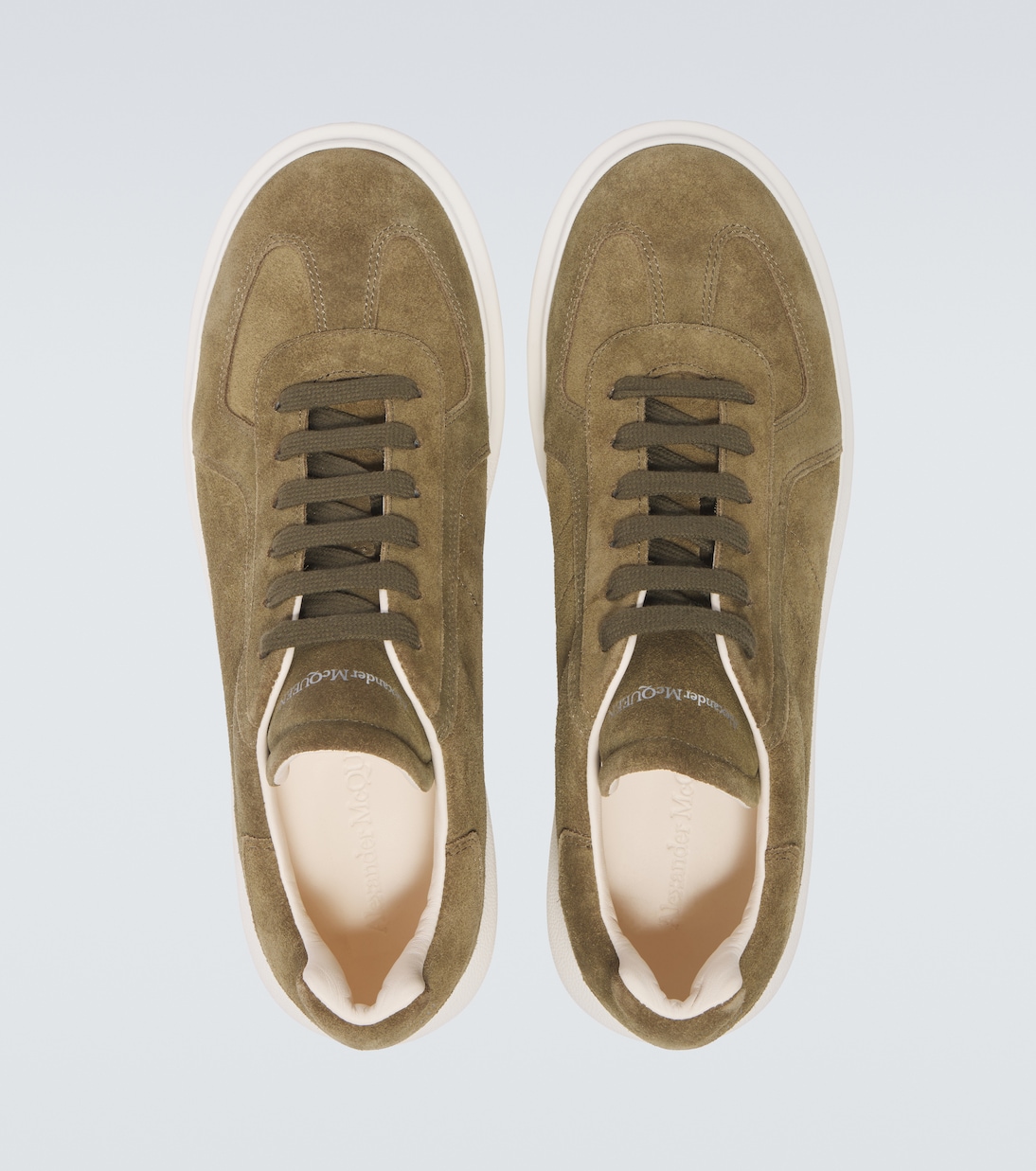 Baskets oversize en daim | McQueen