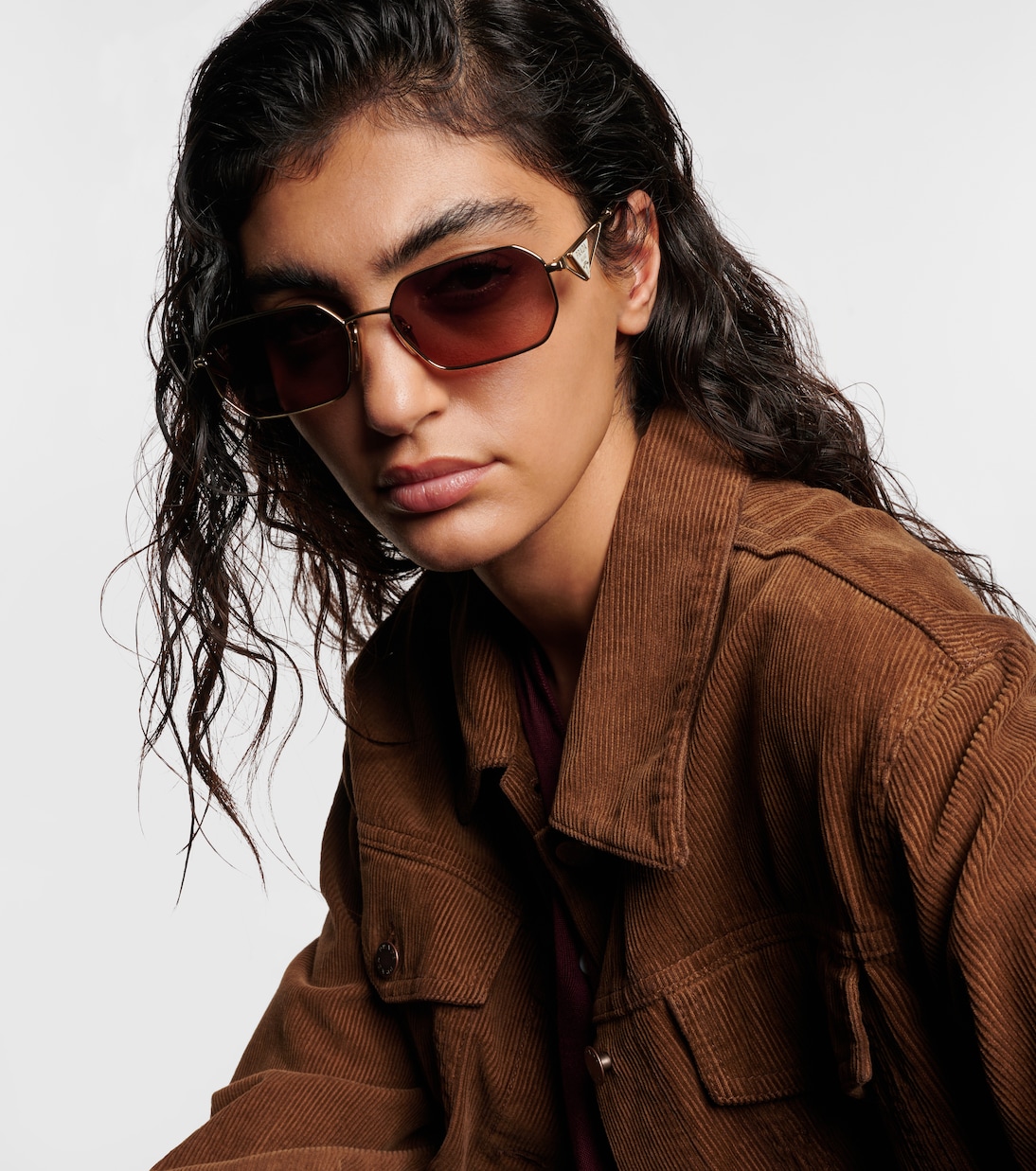 Lunettes de soleil Symbole carrées | Prada