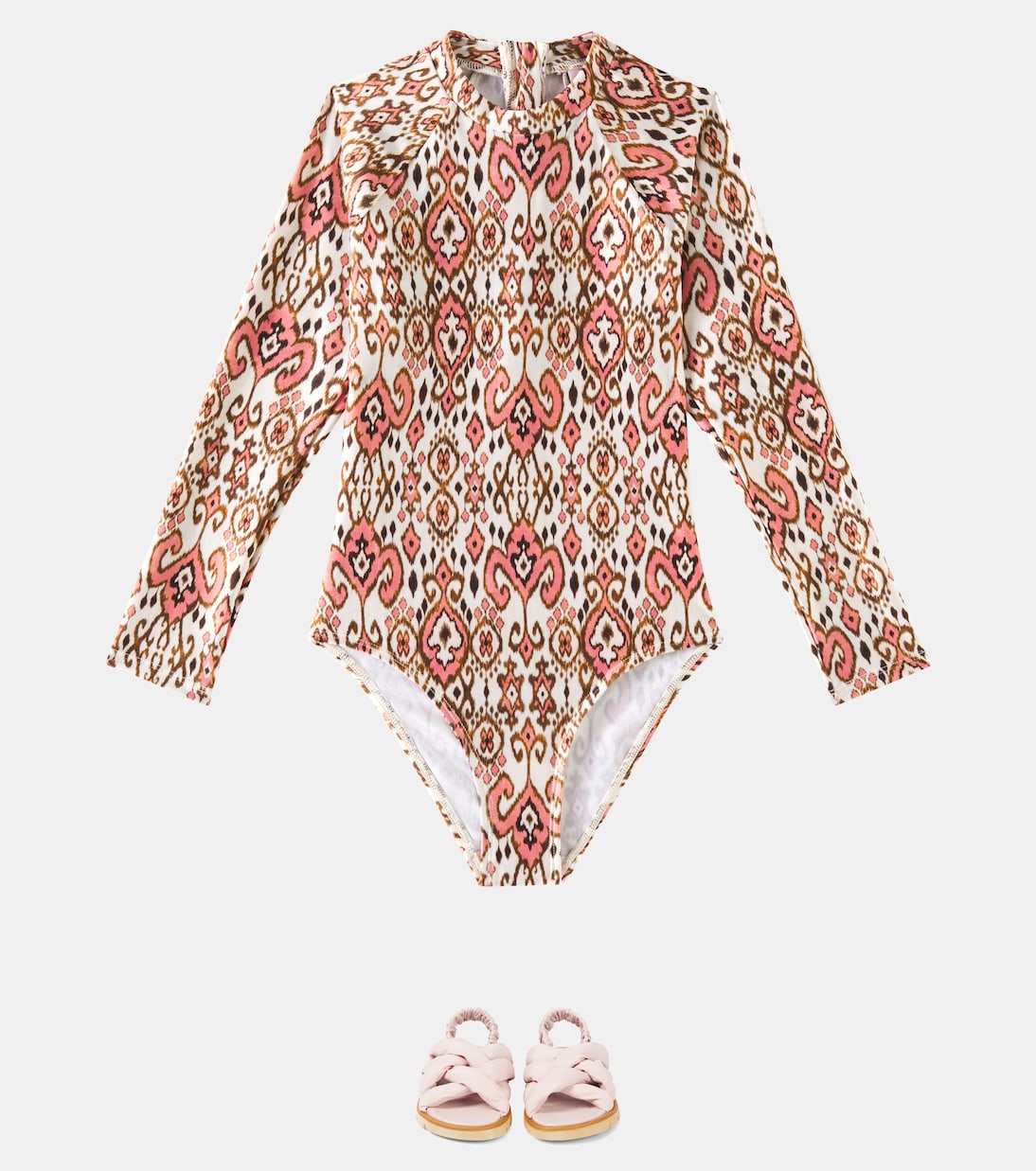 Wylie printed rashguard top | Zimmermann Kids