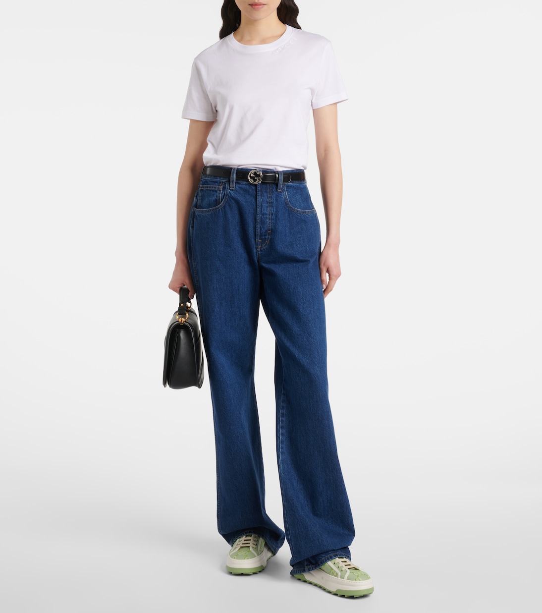 Scarpe da ginnastica Gucci Tennis 1977 con piattaforma GG, stile giovane e moderno