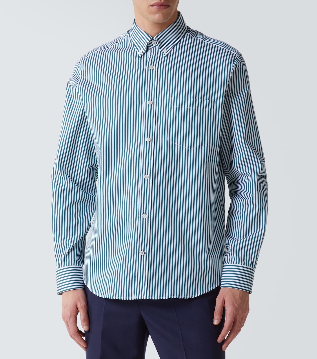 Camisa de algodón a rayas | Dunhill