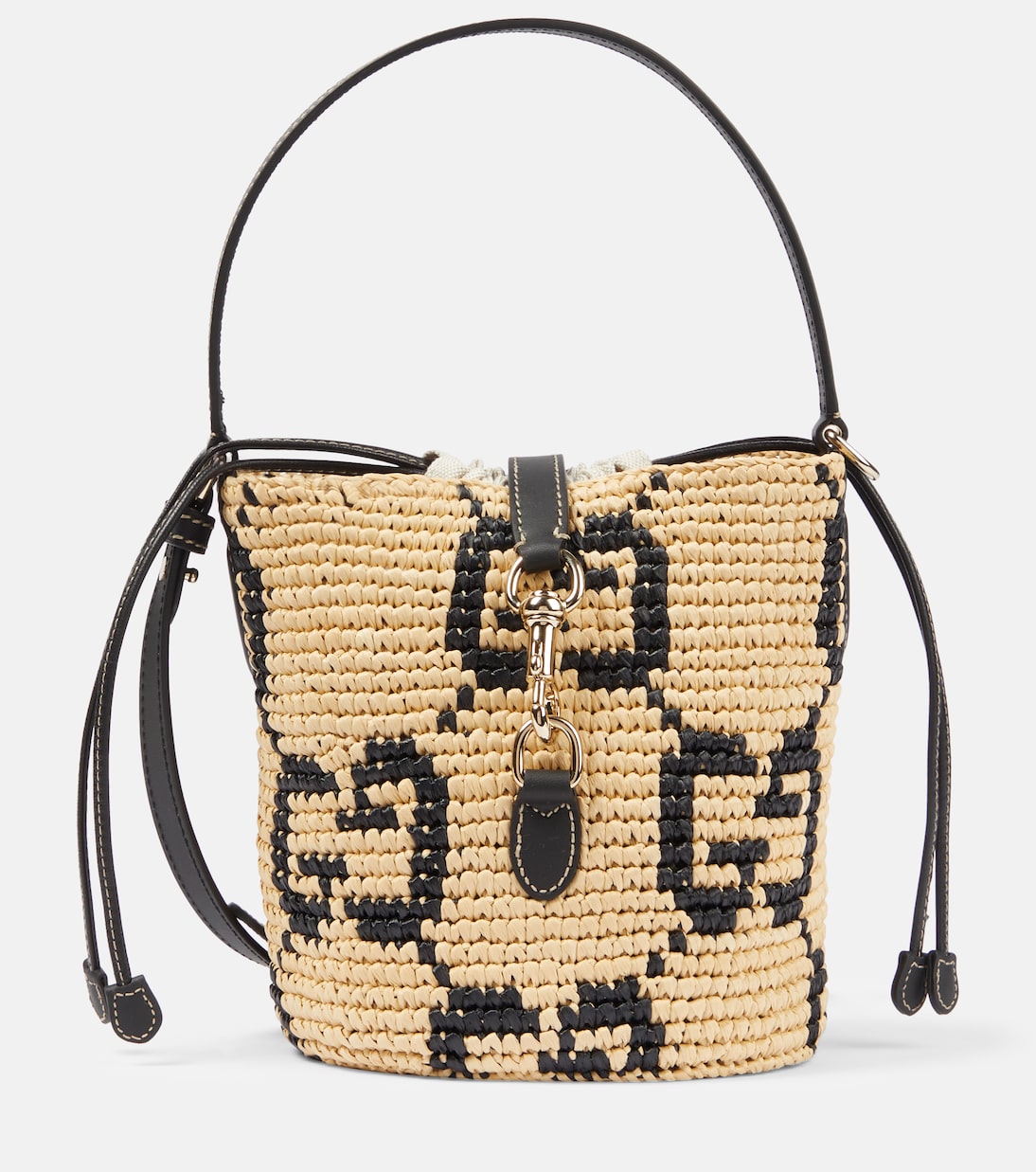 Secchiello GG Small con pelle | Gucci