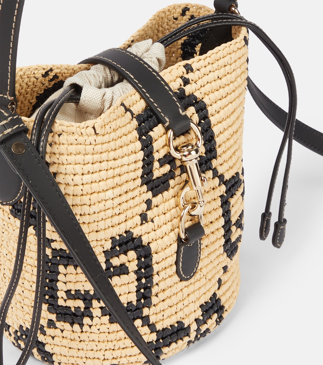 Secchiello GG Small con pelle | Gucci