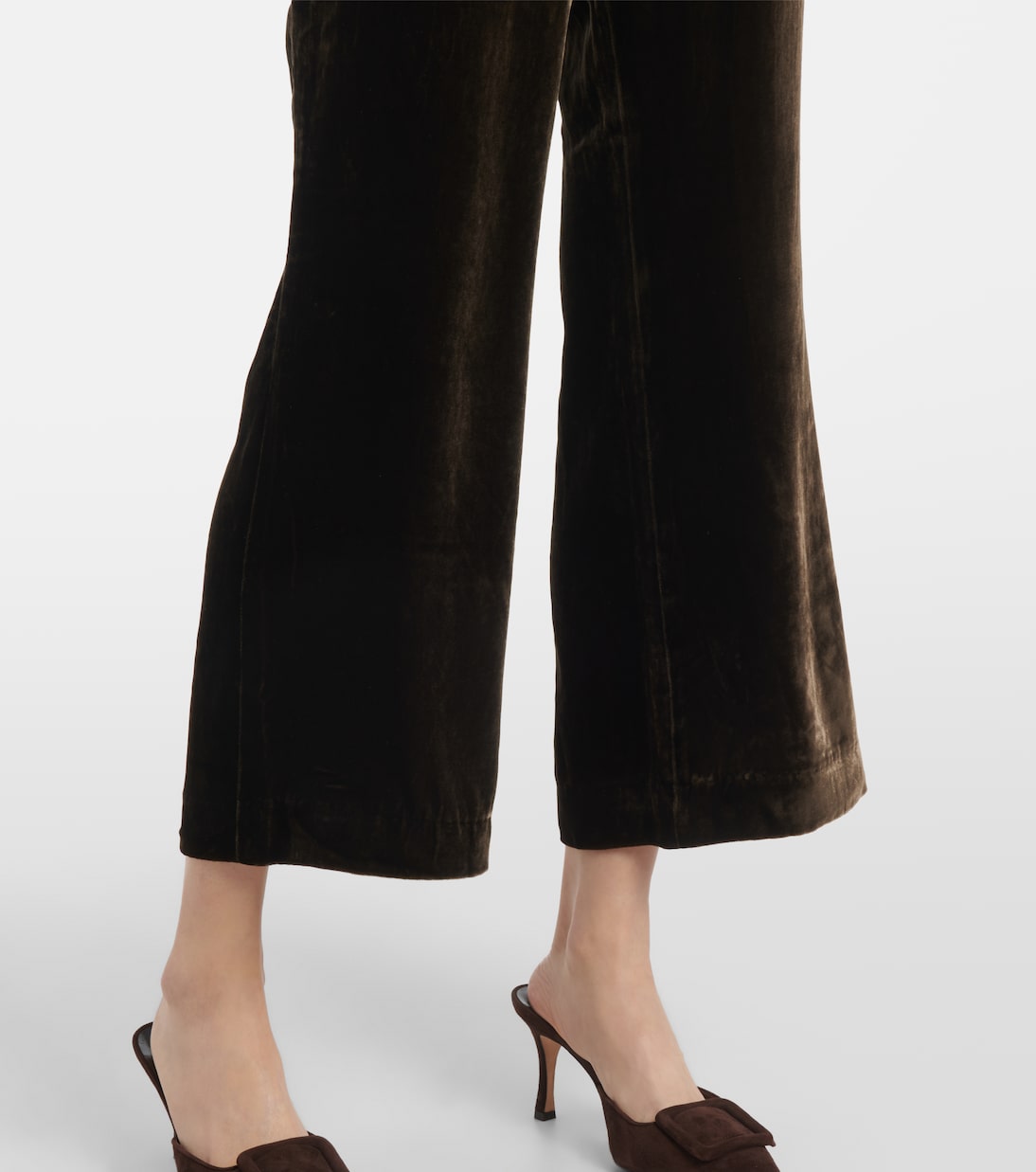 Pantaloni flared in velluto | Frame