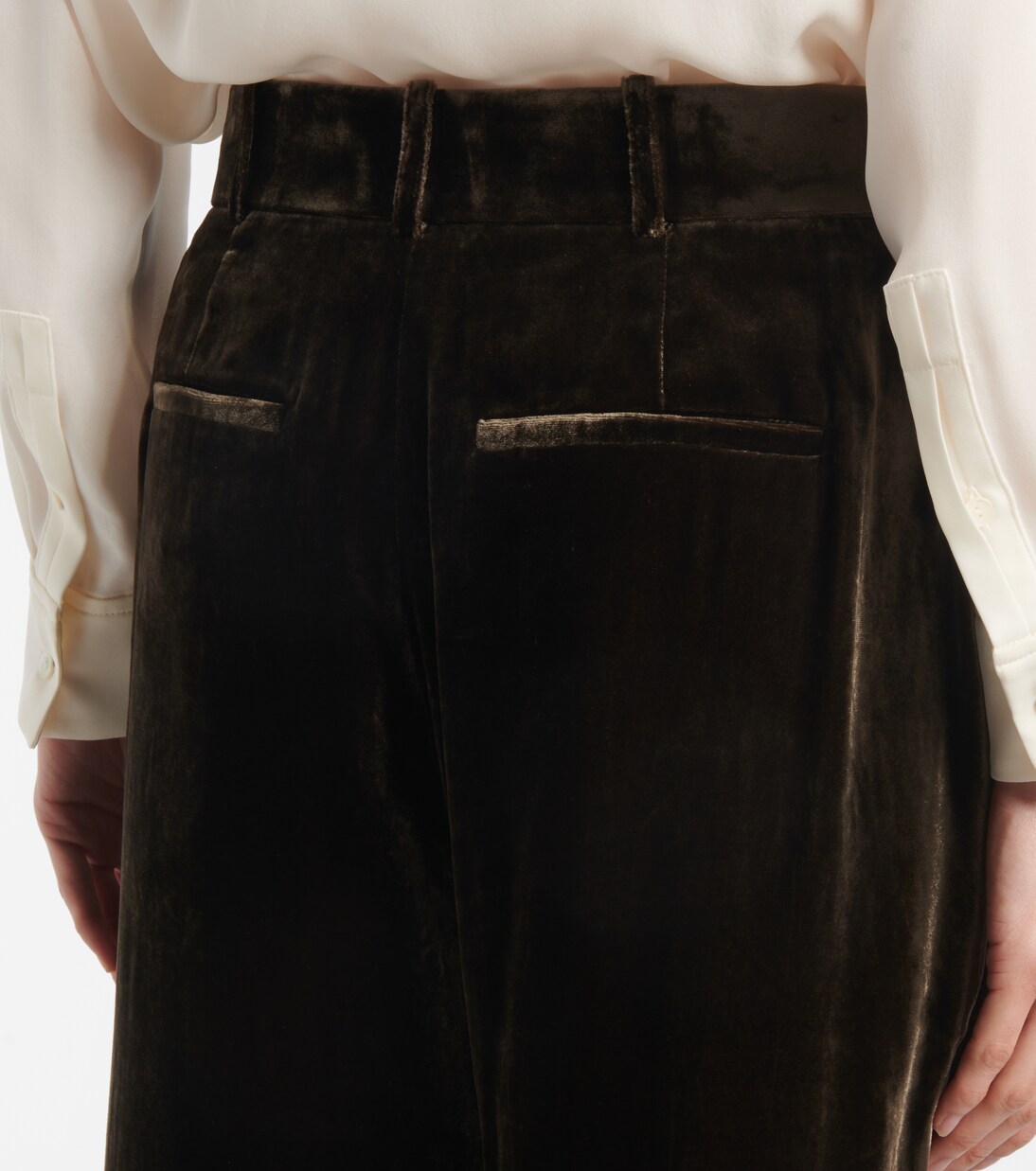 Pantaloni flared in velluto | Frame