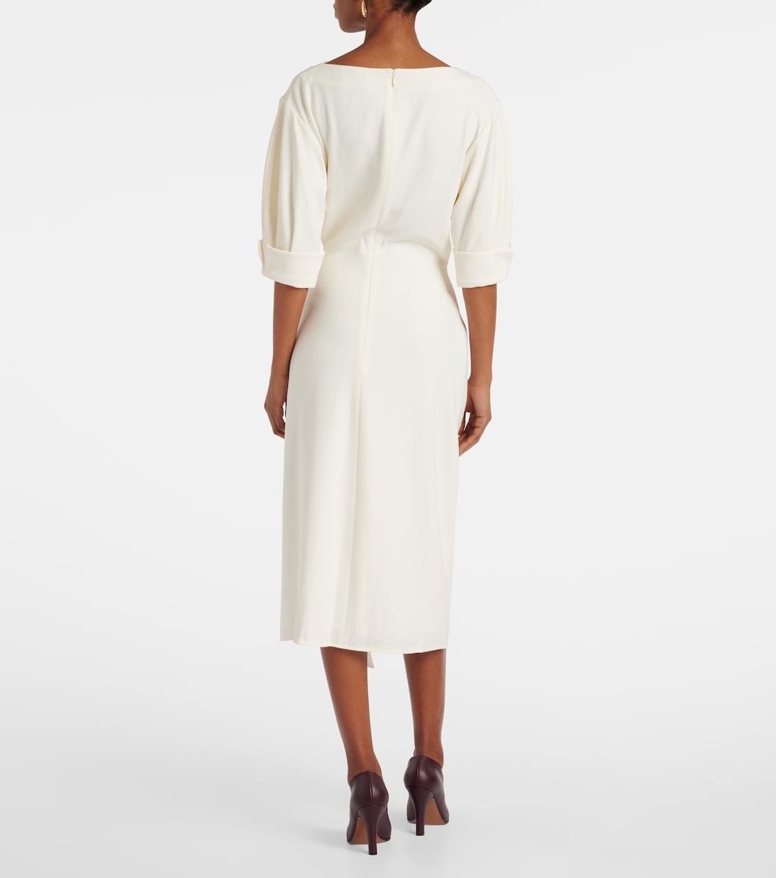 Robe midi Maisie en crêpe | Proenza Schouler
