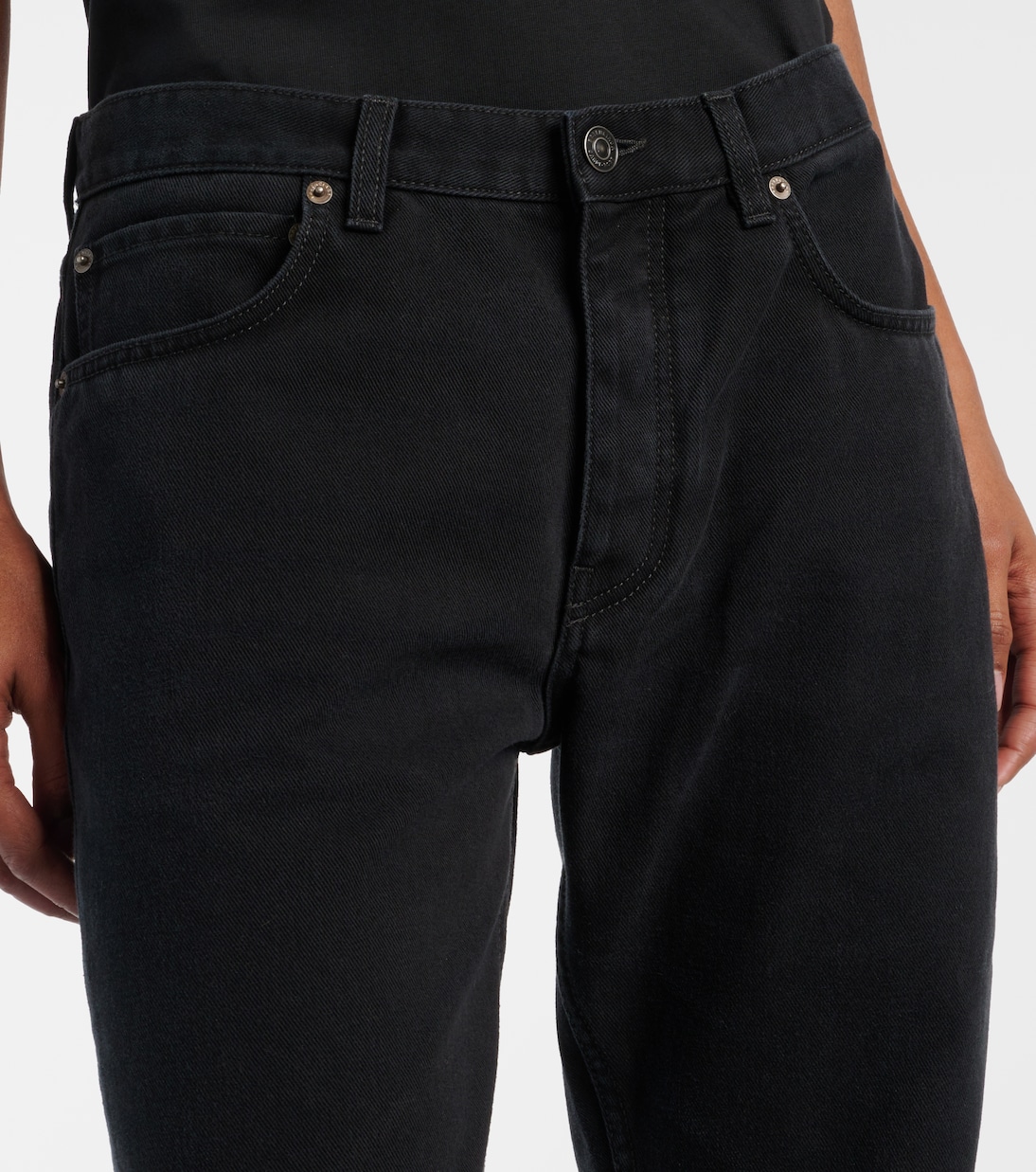 Jean droit à taille mi-haute | Balenciaga
