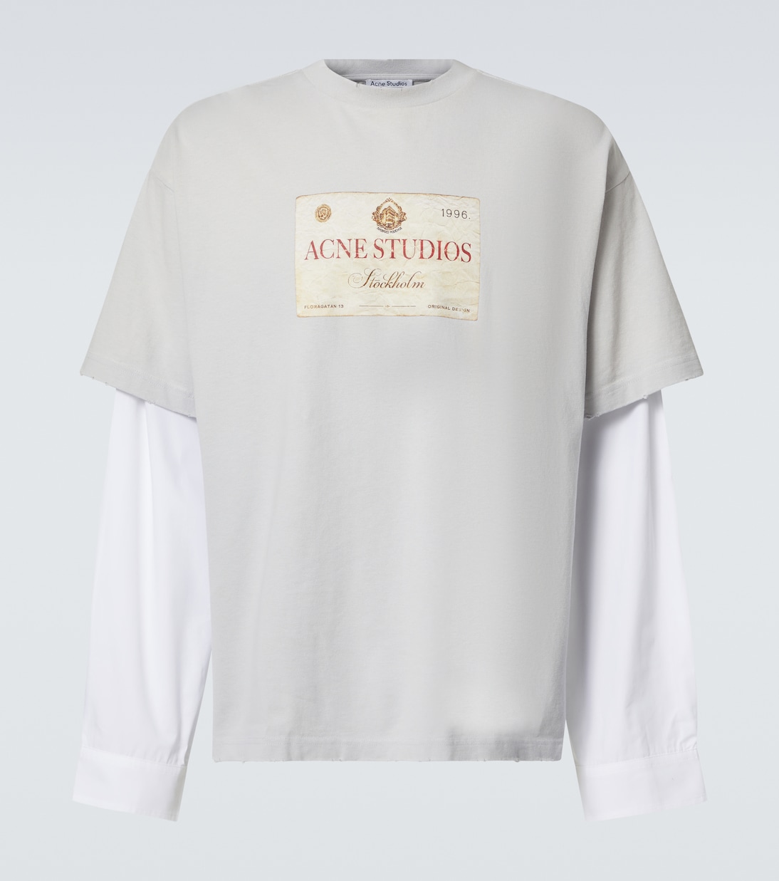 Camiseta en jersey de algodón con logo | Acne Studios