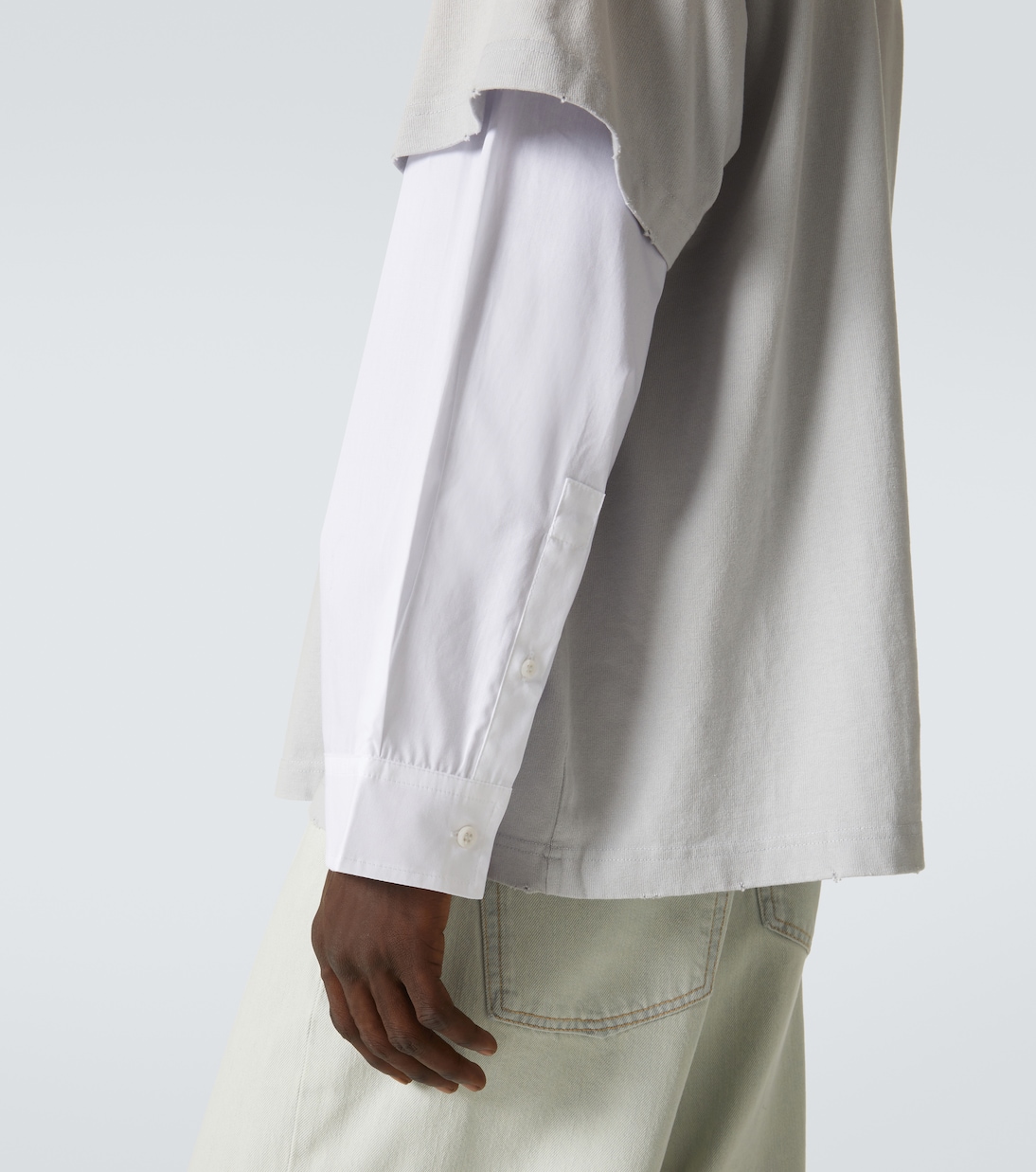 Camiseta en jersey de algodón con logo | Acne Studios