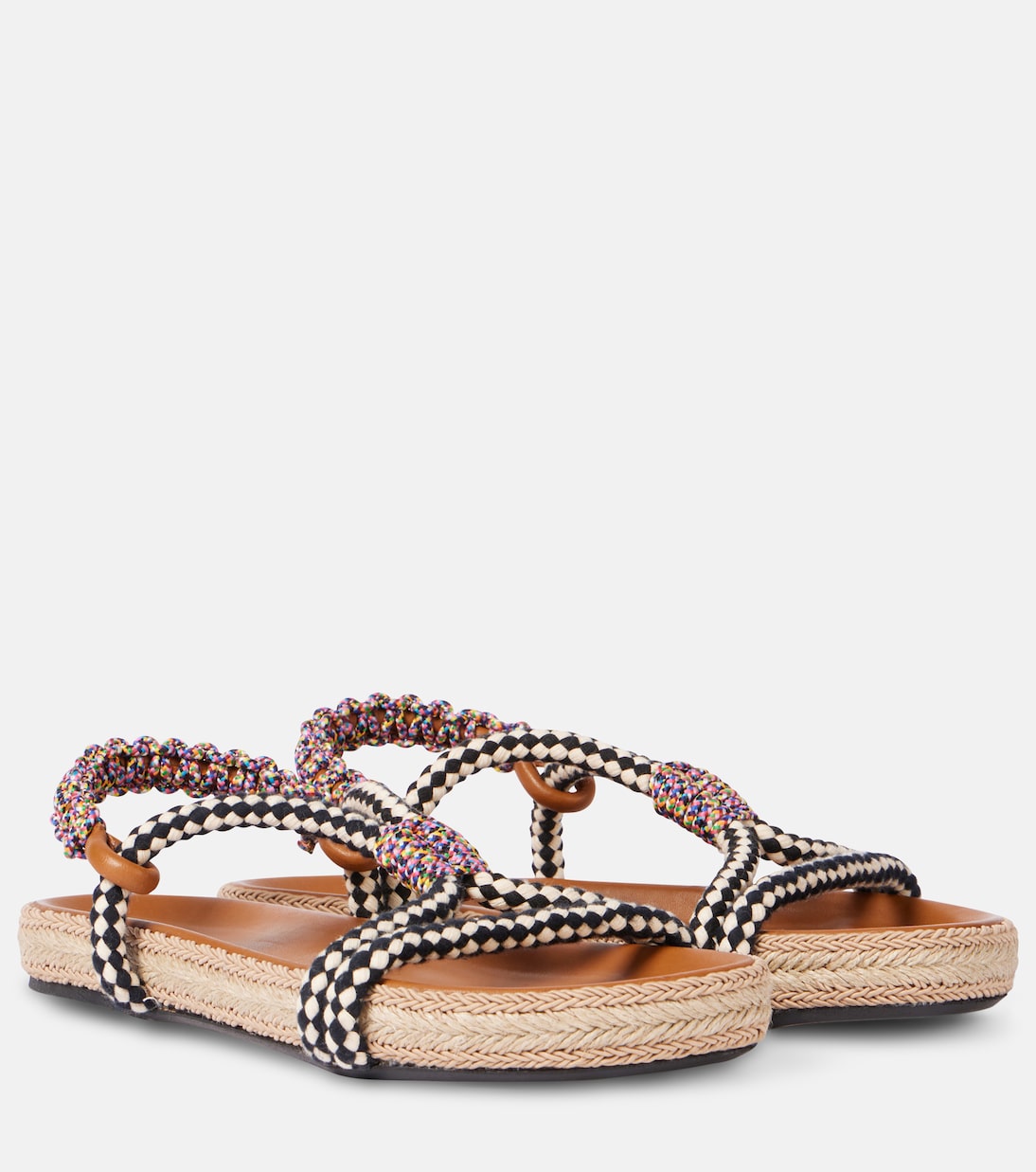 Waltee leather-trimmed espadrilles | Isabel Marant