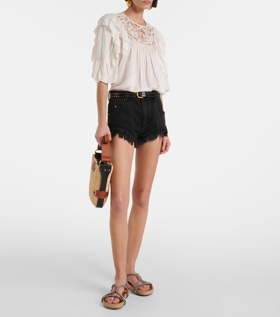 Waltee leather-trimmed espadrilles | Isabel Marant