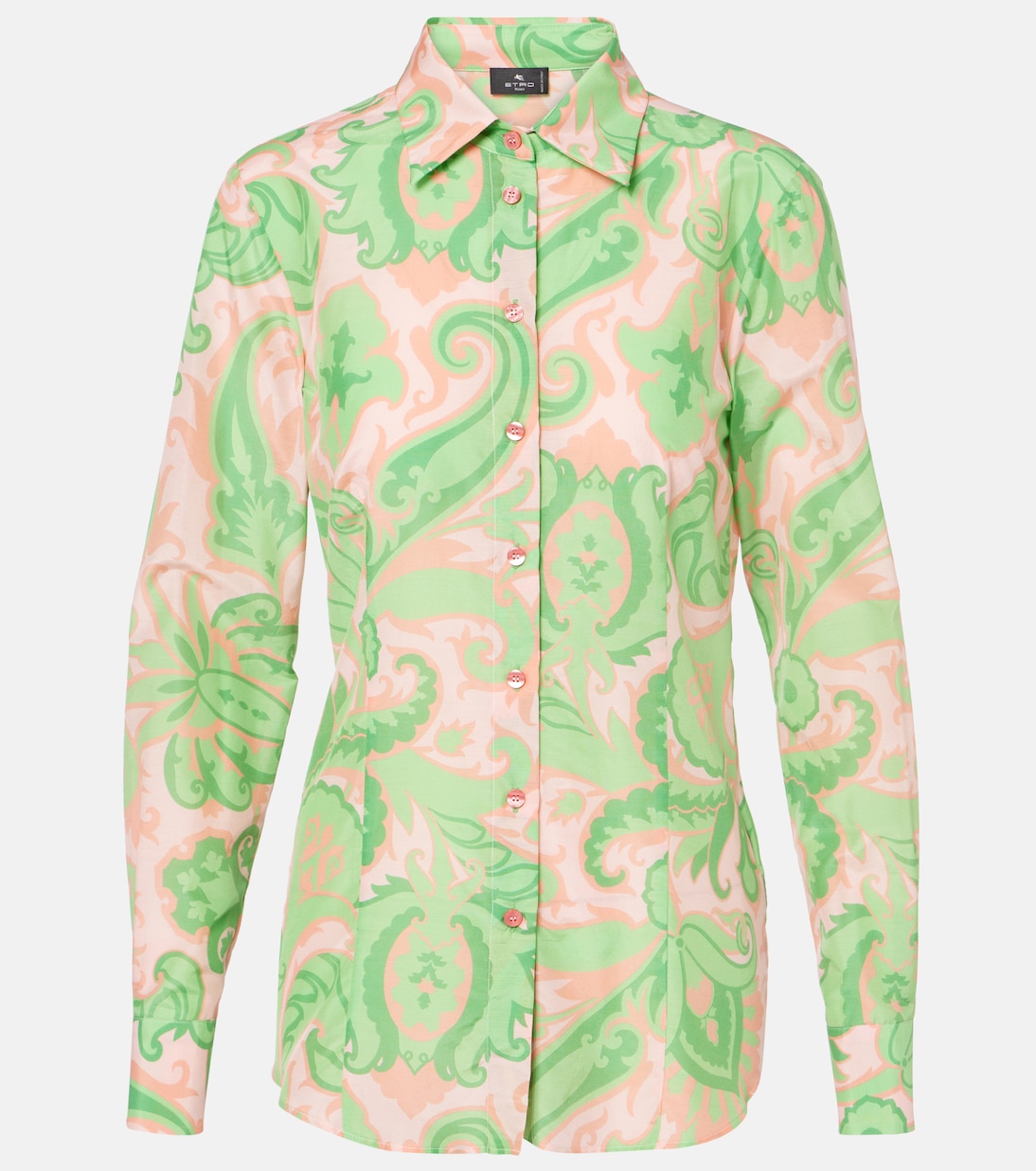 Camicia in cotone e seta con stampa | Etro