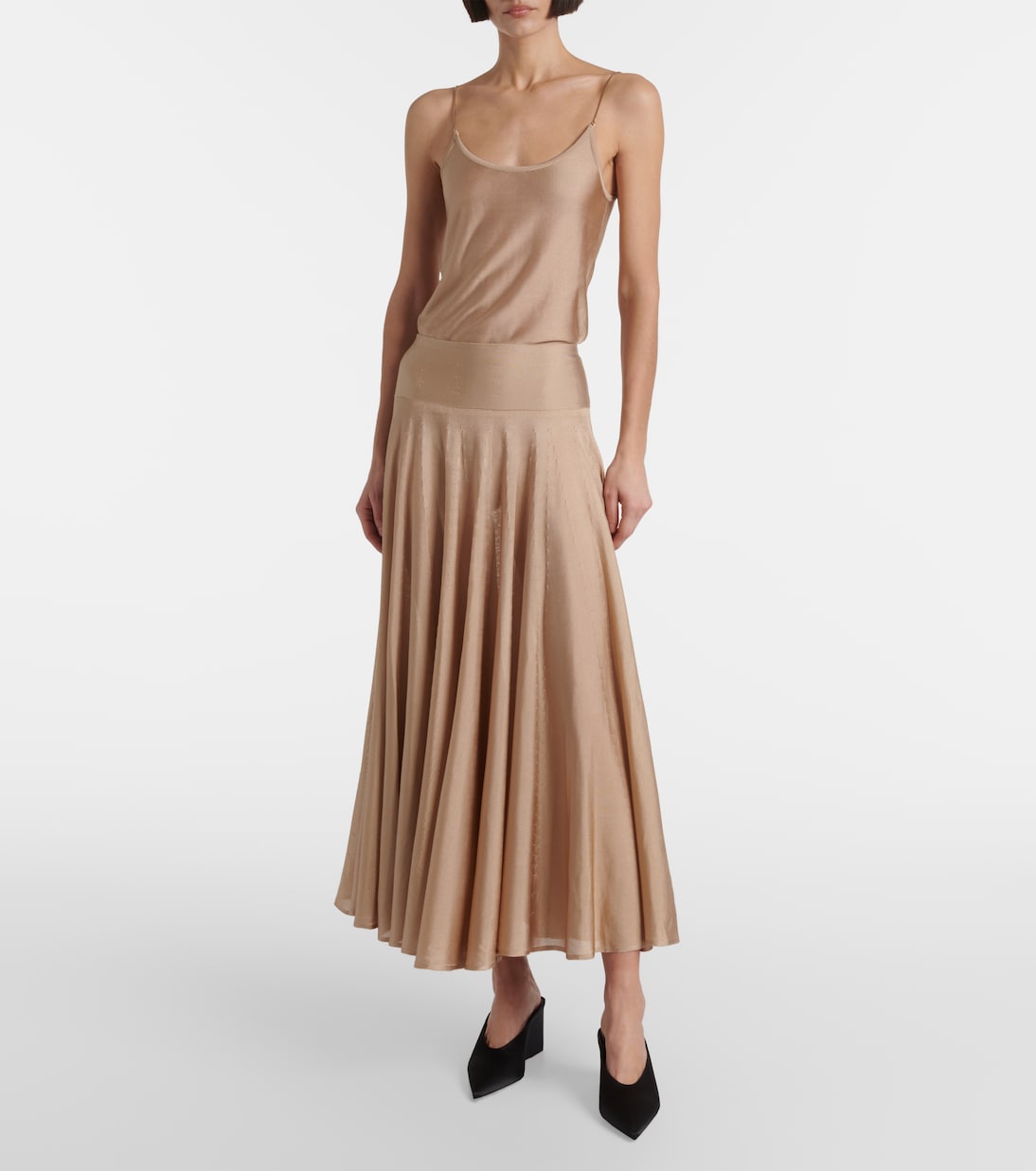 Gonna lunga in maglia | Alaïa