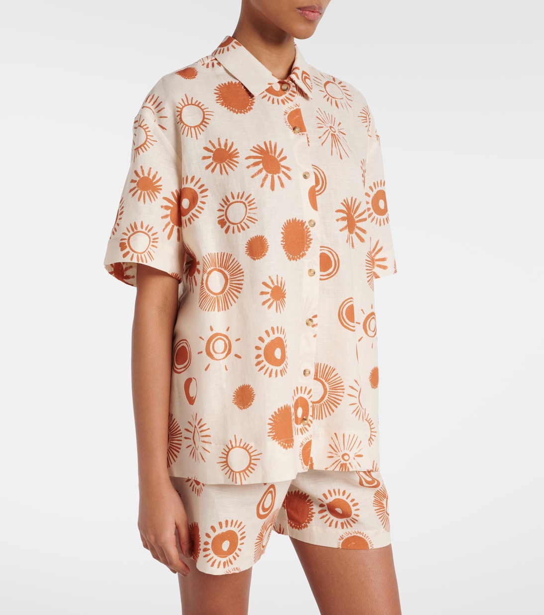 Camicia bowling Montauk in lino e cotone | Asceno
