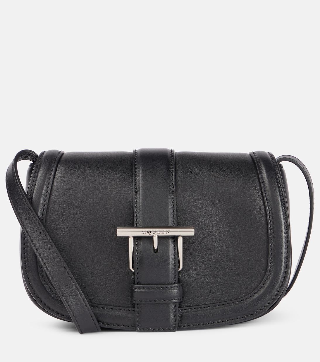 Borsa a tracolla T-Bar Mini in pelle | McQueen