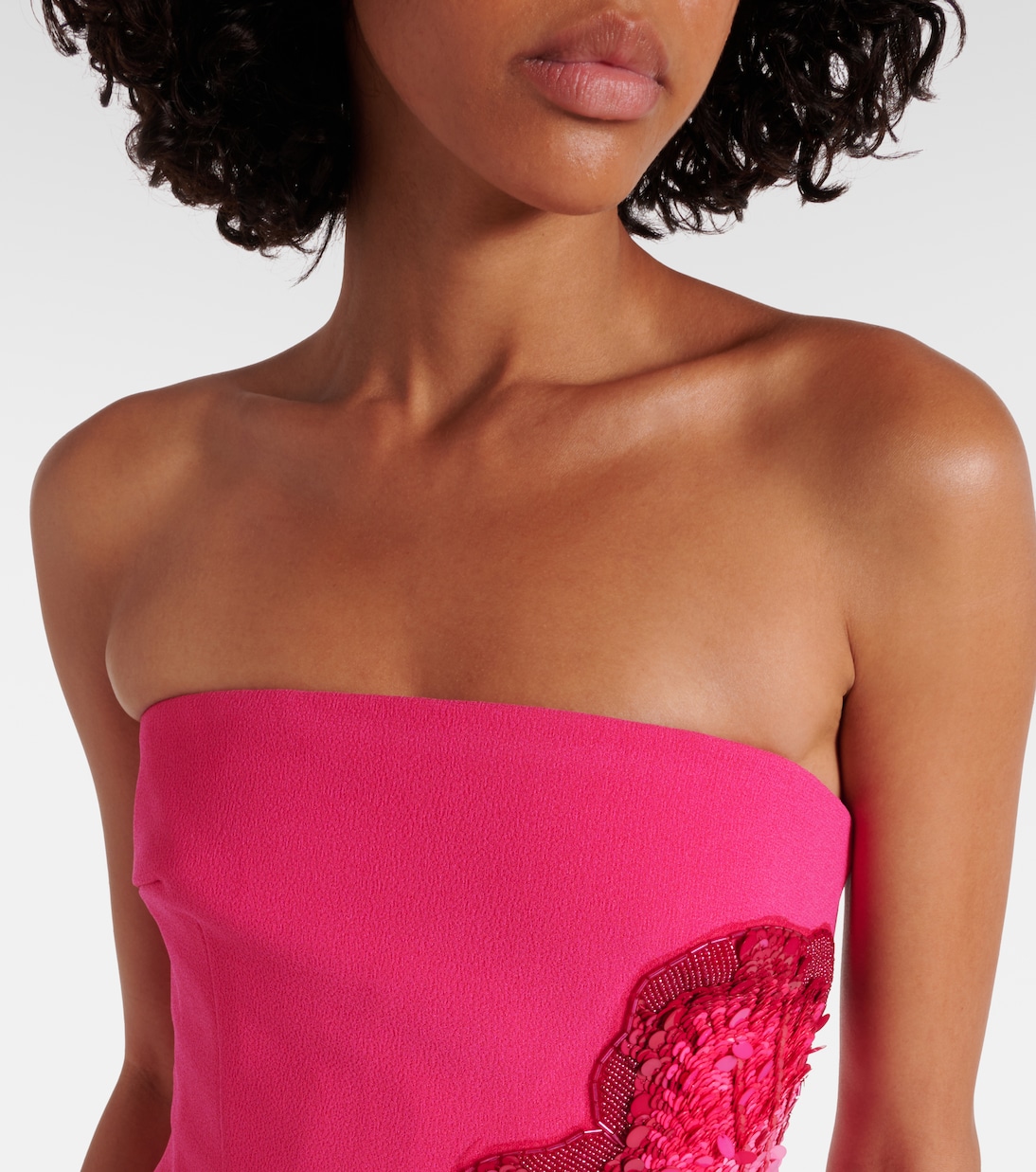 Layana embellished strapless gown | Rebecca Vallance