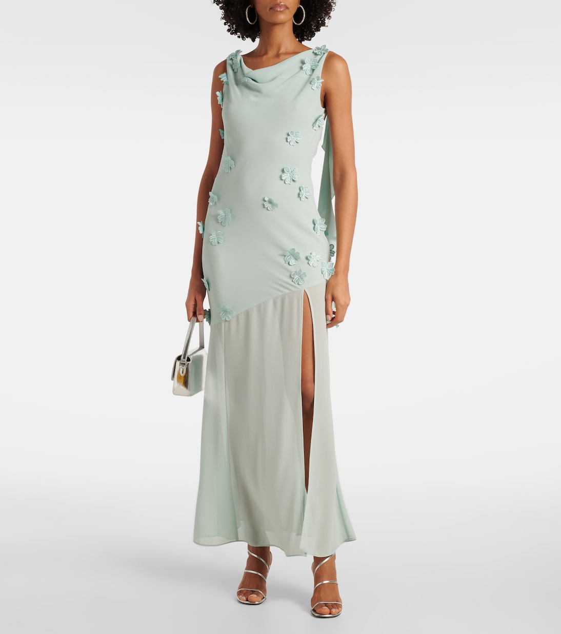 Robe longue à fleurs | Rotate