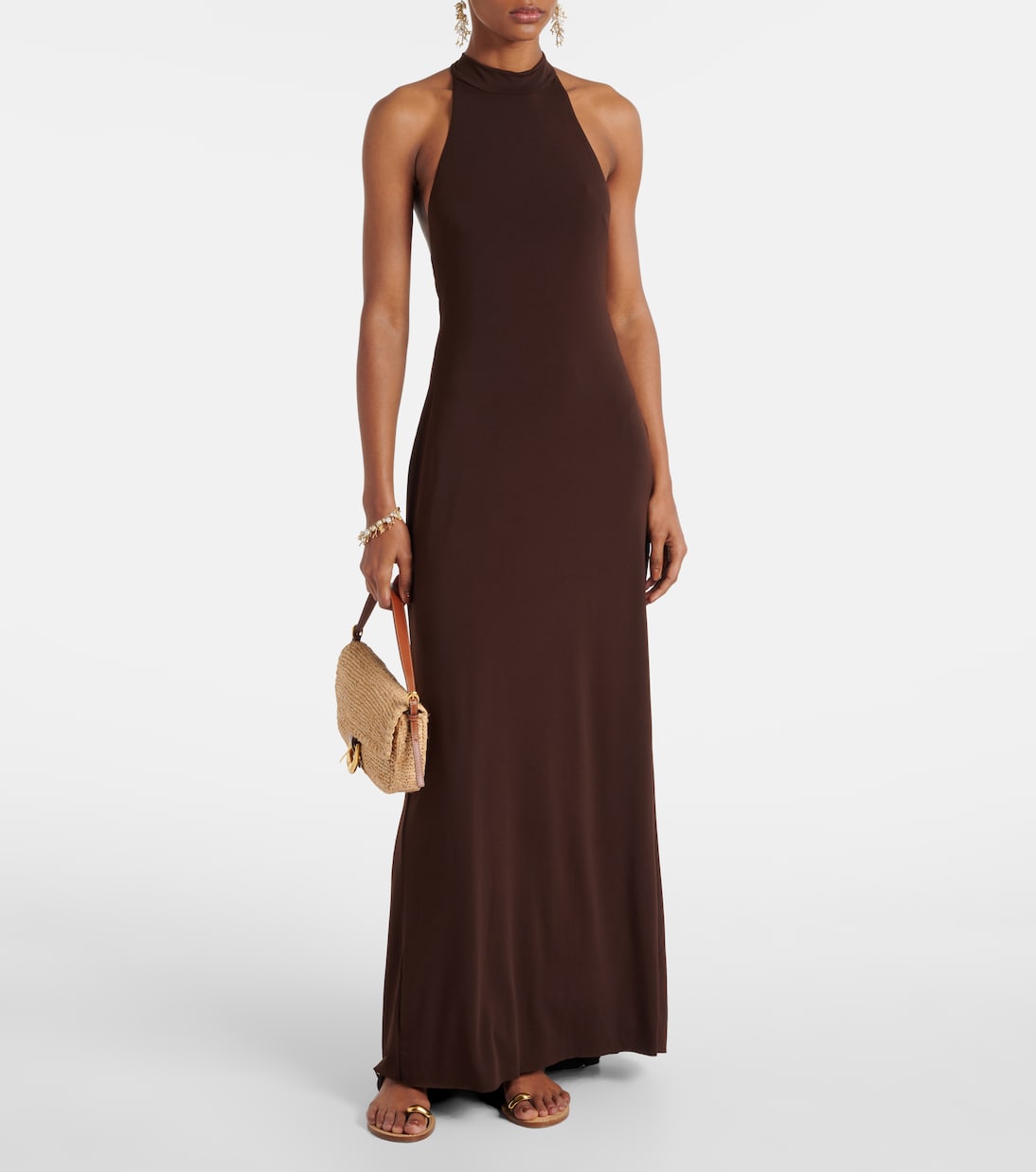 Vestido largo Carrie de jersey | Bananhot