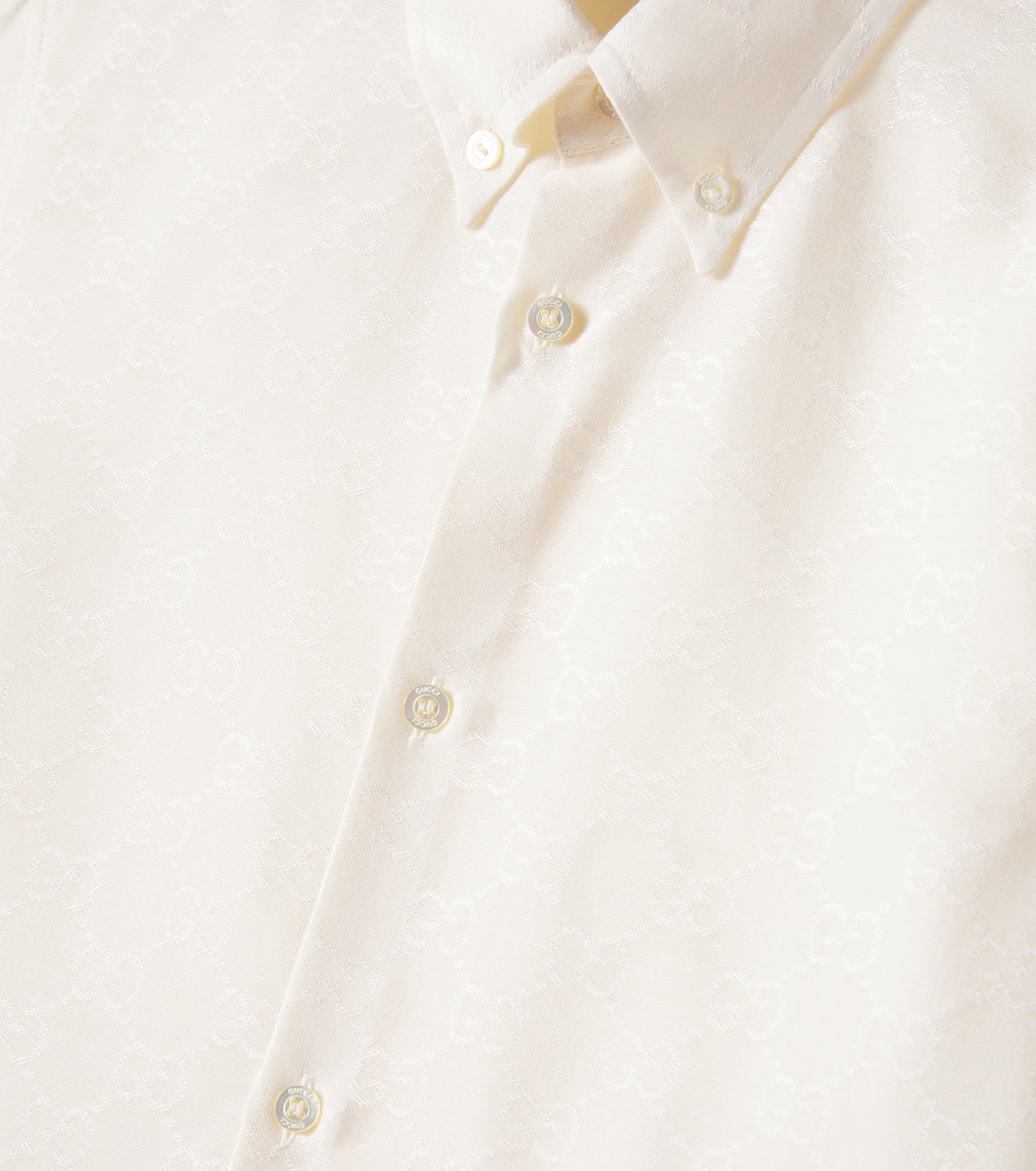 Camicia in cotone jacquard GG | Gucci Kids