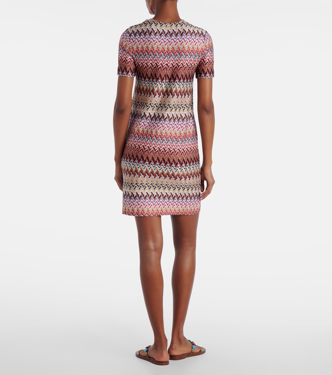 Zig Zag lamé minidress | Missoni